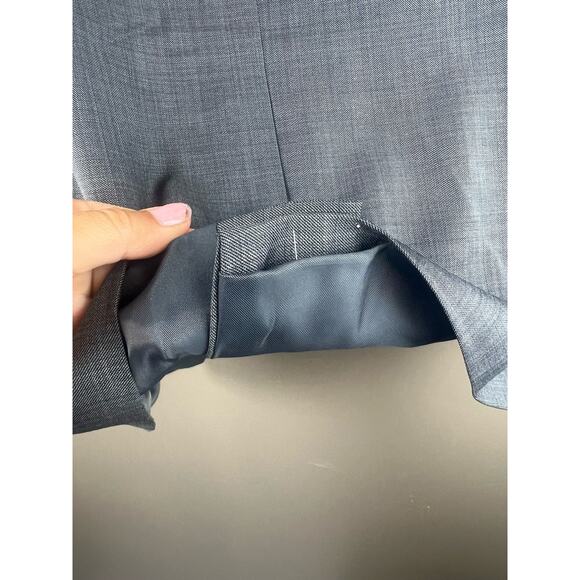 EXPRESS NWT Men`s Gray Fitted Wool Blend Photographer Suit Jacket 42 regular - Picture 13 of 15
